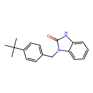 1-(4-Tert-butylbenzyl)-1,3-dihydrobenzimidazol-2-one structure