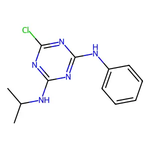 6-Chloro-N-isopropyl-N'-phenyl-[1,3,5]triazine-2,4-diamine structure