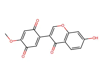 逐风槐醌 structure