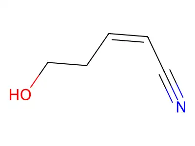 2-Pentenenitrile, 5-hydroxy-, (Z)- structure