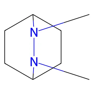 2,3-Diazabicyclo(2.2.2)octane, 2,3-dimethyl- structure