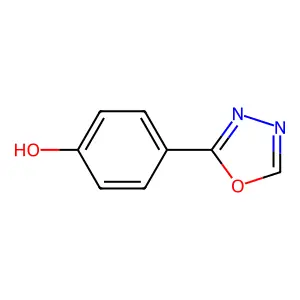 4-(1,3,4-Oxadiazol-2-yl)phenol structure