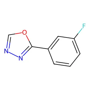 Oxadiazole, 1,3,4-, 2-(m-fluorophenyl)- structure
