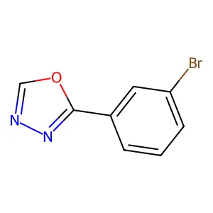 2-(3-Bromophenyl)-1,3,4-oxadiazole structure