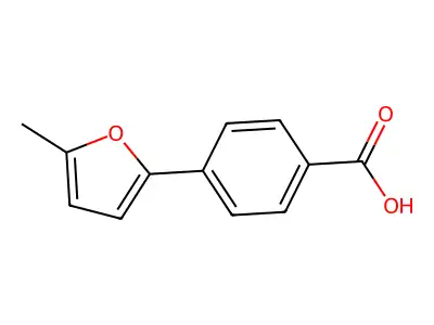 4-(5-methyl-2-furyl)benzoic Acid structure
