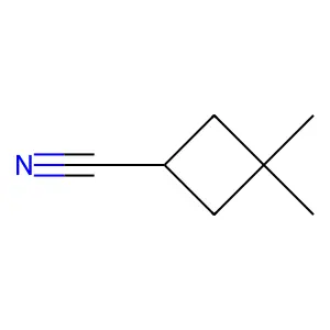 3,3-二甲基环丁腈 structure