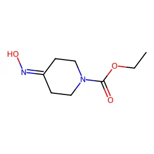 Ethyl 4-(hydroxyimino)piperidine-1-carboxylate structure