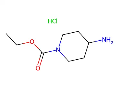 Ethyl 4-aminopiperidine-1-carboxylate monohydrochloride structure