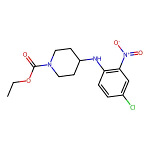 Ethyl 4-((4-chloro-2-nitrophenyl)amino)piperidine-1-carboxylate structure