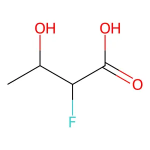 2-氟-3-羟基丁酸 structure