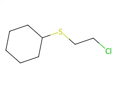 3-Chloropropylsulfanylcyclohexane structure