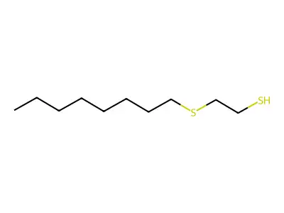 Ethanethiol, 2-(octylthio)- structure