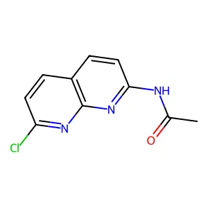 N-(7-Chloro-1,8-naphthyridin-2-yl)acetamide structure