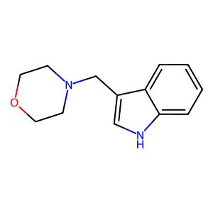 3-(Morpholinomethyl)indole structure