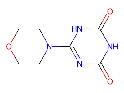 6-(Morpholin-4-YL)-1,3,5-triazine-2,4-diol structure
