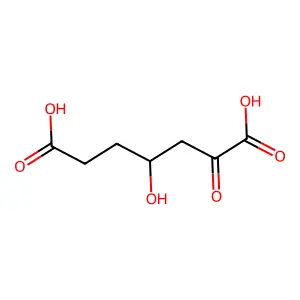 4-羟基-2-氧代庚二酸 structure