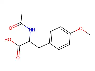 2-acetamido-3-(4-methoxyphenyl)propanoic Acid structure