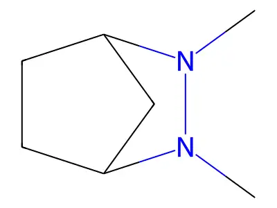 2,3-Dimethyl-2,3-diazabicyclo[2.2.1]heptane structure