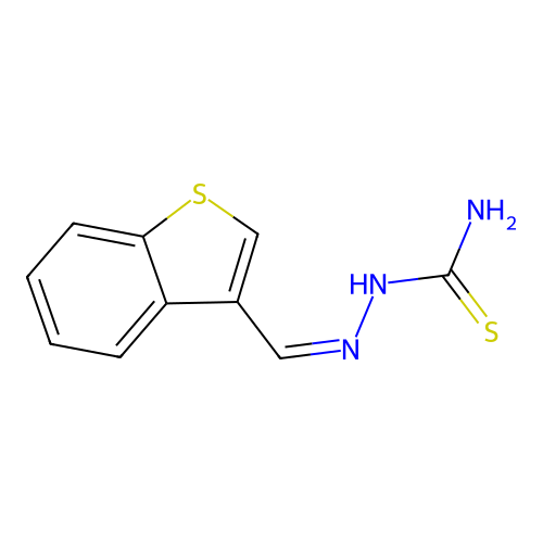 [(Z)-1-benzothiophen-3-ylmethylideneamino]thiourea structure