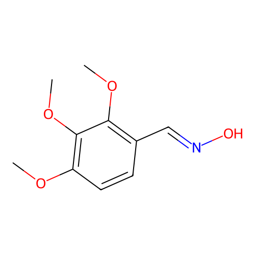 (Hydroxyimino)(2,3,4-trimethoxyphenyl)methane structure