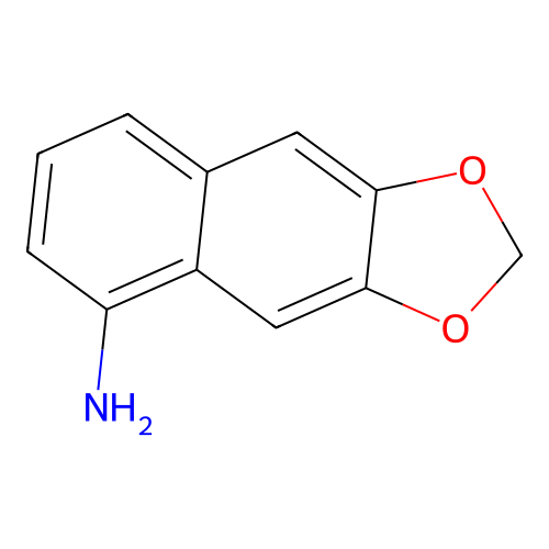 Naphtho[2,3-d][1,3]dioxol-5-amine structure