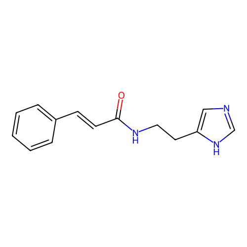 Cinnamoylhistamine structure