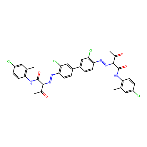 Pigment Yellow 171 structure