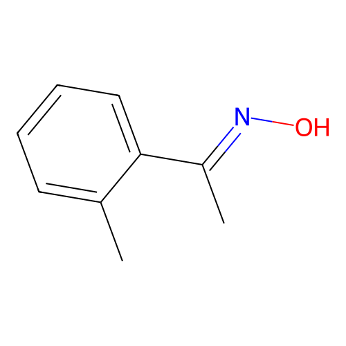 (E)-1-(o-tolyl)ethan-1-one oxime structure