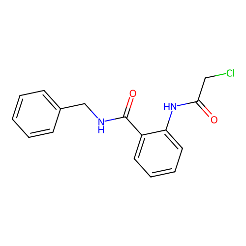 N-Benzyl-2-(2-chloroacetamido)benzamide structure