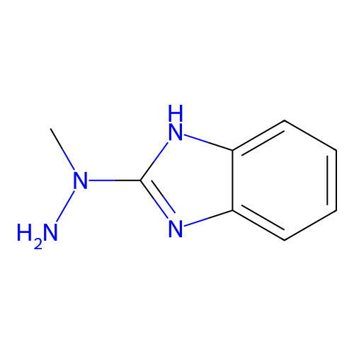 2-(1-Methylhydrazino)-1H-benzimidazole structure
