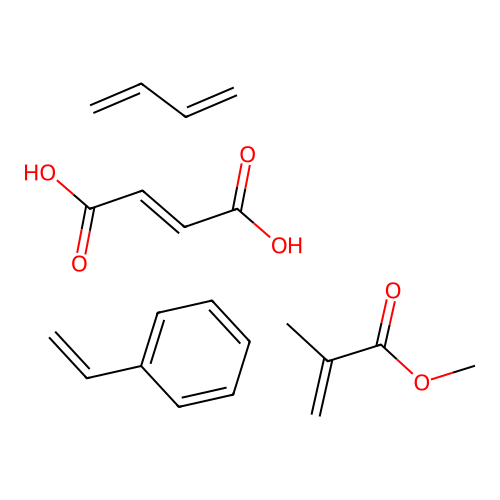 buta-1,3-diene;(E)-but-2-enedioic acid;methyl 2-methylprop-2-enoate;styrene structure