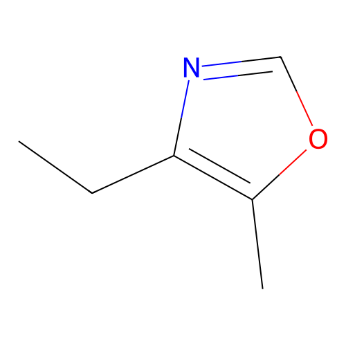 Oxazole, 4-ethyl-5-methyl structure
