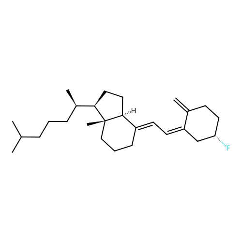 3-Fluoro-9,10-secocholestatrien-5,7,10(19) structure