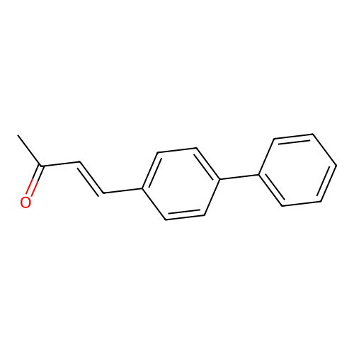 p-Phenylbenzylideneacetone structure