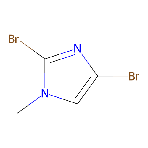 2,4-Dibromo-1-methyl-1H-imidazole structure