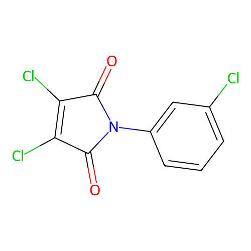 3,4-Dichloro-1-(3-chlorophenyl)-1h-pyrrole-2,5-dione structure