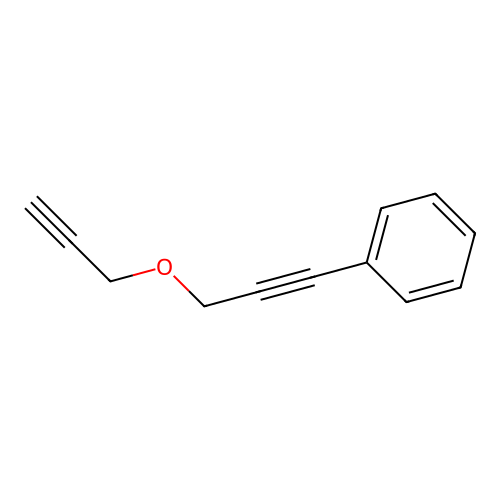 [3-(Prop-2-ynyloxy)-prop-1-ynyl]-benzene structure