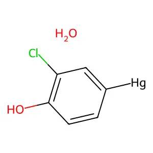 Mercury, (3-chloro-4-hydroxyphenyl)hydroxy- structure