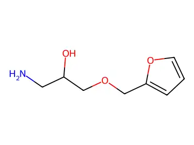 1-Amino-3-(furan-2-ylmethoxy)-propan-2-ol structure