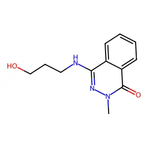 4-[(3-Hydroxypropyl)amino]-2-methyl-1(2H)-phthalazinone structure