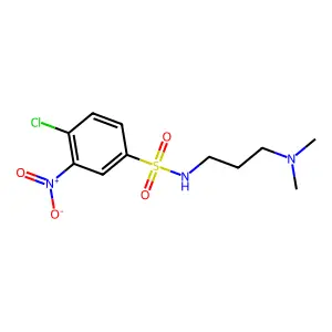 Thiazolidine, 3-(2-(5-chloro-2-pyridyloxy)ethyl)-, hydrochloride structure