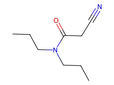 2-cyano-N,N-dipropylacetamide structure