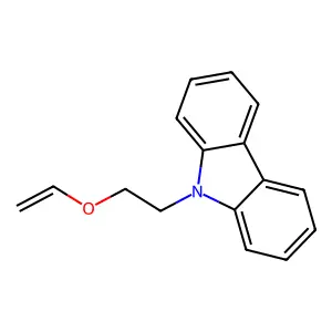 9-[2-(ethenyloxy)ethyl]-9H-carbazole structure