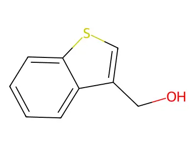 1-Benzothiophen-3-ylmethanol structure