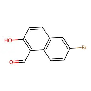 6-Bromo-2-hydroxy-1-naphthaldehyde structure