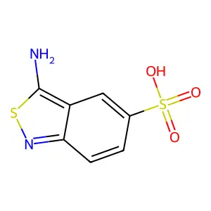 3-氨基-2,1-苯并异噻唑-5-磺酸 structure