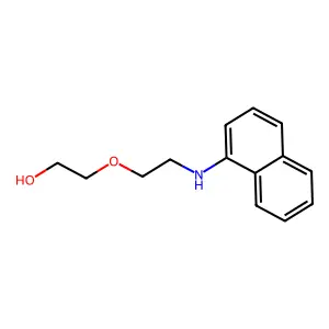 2-(2-(1-Naphthylamino)ethoxy)ethanol structure