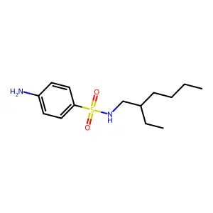 4-氨基-N-(2-乙基己基)苯磺酰胺 structure