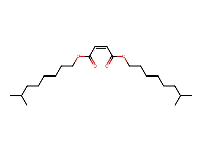 2-Butenedioic acid (2Z)-, diisononyl ester structure