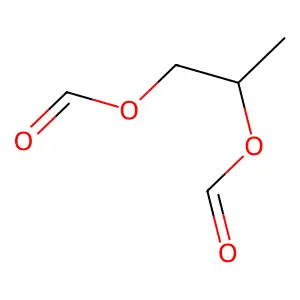 Propane-1,2-diyl diformate structure